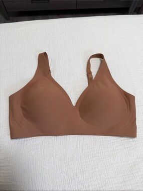 Everyday Comfort Seamless Wireless Bra - Brown